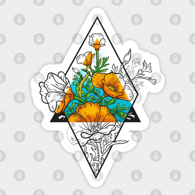 spring flowers Sticker by PaperHead